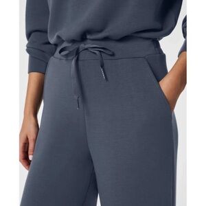 Spanx air essentials Women's dark storm long sleeve jumpsuit